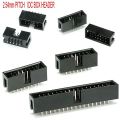 2.54mm pitch FC-6P FC-10P FC-20P female socket head IDC connector daily delivery. 