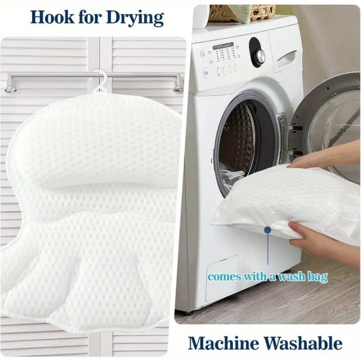 Bath%20Pillow%20Bathtub%20Pillow,%20Luxury%20Bath%20Pillows%20for%20Tub%20Neck%20and%20Back%20Support,%20Bath%20Tub%20Pillow%20Headrest%20with%20Soft%204D%20Mesh%20-%20Image%206