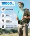 LUMERA - Waist Clip Fan FS-30 | Portable Rechargeable Mini Fan with Dual Clip | 10000mAh |16000 RPM. 