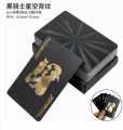 waterproof black colour plastic plying card. 