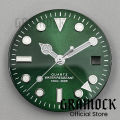 GRAMOCK Men's 29mm GMT 515 Quartz Pink Green Black Blue Watch Dial With Four Watch Hands Luminous Fit RONDA 515 Quartz Movement. 