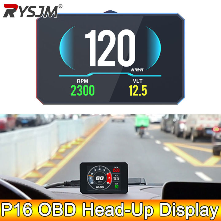 AD P16 Head Up Display HUD Display Car OBD Head-Up Display Car ...