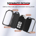 Metal Leather Car Key Case Cover For Honda Accord CRV CR-V URV UR-V Vezel City Civic Jazz BRV BR-V HRV HR-V Keychain Accessories. 