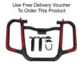 Universal Motorcycle Reflective Crash Protector Bar (Safe Guard) Crash Guard, Leg Guard , for bike For All Yamaha, Honda & Suzuki Bikes With Bolt Fitting. 