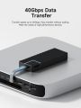 Short USB4 Cable 240W Fast Charging U-Shaped USB C Cable 40Gbps 8K Video for iPhone 16 15, iPad, SSD, Thunderbolt 4/3 Hub.