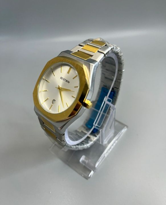 100%25%20Original%20(not%20copy)%20Bestwin%20watch%20with%20matt%20finish%20two%20tone%20chain%20strap%20and%20butterfly%20lock,%20%20luxury%20Men's%20Watch%20with%20stylish%20and%20modern%20design,%20%20decent%20quality%20worth%20the%20price%20-%20Image%203