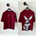 New Summer Collection T-shirt For Men And women TRENDY RABBIT PRINT Handwashable And Stretchable Fabric Soft Cotton Material. 
