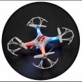 WonderTech Super Mini RC 6-Axis Gyro Remote Control Quadcopter Flying Drone with LED Lights, White. 