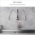 Kitchen Faucets 304 stainless steel Pull Out Kitchen Sink Water Tap Deck Mounted Mixer Stream Sprayer Head Hot Cold Taps. 