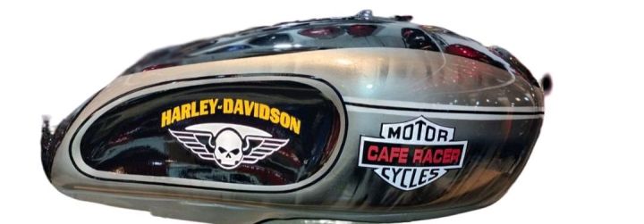 Cafe Racer Fancy Bend Tank And Side Covers