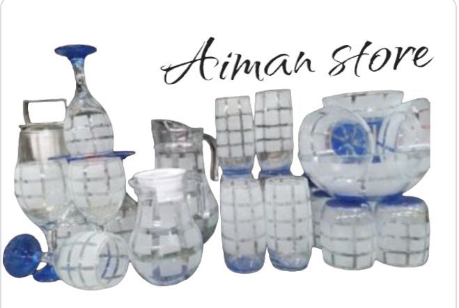 Cool Set 28 pieces for Gift 🎁/ 18 Glass 🍷🥂 Water Set.