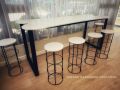 Circle Bar Stools(Area 13" Diameter). 