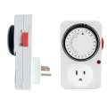 24 hours programme timer plug, socket.  Switch-Energy-Saving Plug Timer Socket Kit-with Programmable Time Controller 3-Pin Plug. 