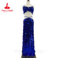 Belly Dance Costumes Set for Women Sequins Bra Top+long Skirt 2pcs Oriental Competiton Suit Custom Adult Child Bellydance Wear.