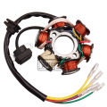 Motorcycle Grs Stator Magneto Coil Tc 110 6Coil. Filcoil Ignition Coil Honda - Wave100 W110 100S Ubox Nova S Foot Starter, Boiled Rice Coil, Wave 110, Wave 100, Nova (Foot). 