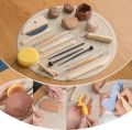 8Pcs/Set Clay Tools DIY Ceramics Molding Tools Wood Knife Pottery Tool Set Clay Sculpting Kits Carving Ceramic Tools Practical. 