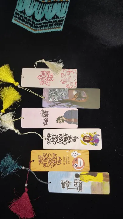 Five%20Piece%20Random%20Premium%20Book%20Mark%20Wih%20Ribbon%20-%20Image%202