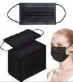 3 leyer Mask with nose clip 3 Play black and white face masks polustion Disposable Mask with nose 100 piece. 