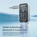 Bluetooth 5.3 Car AUX Audio Adapter Receiver Transmitter 3.5mm Jack AUX Wireless Audio Adapter for Car Earphones TV Speakers.