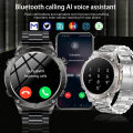 2025 New genuine Stratos 4 Smartwatch 1.43"AMOLED HD Screen Compass Barometric Altimeter Flashlight Voice Calling SmartWatch.