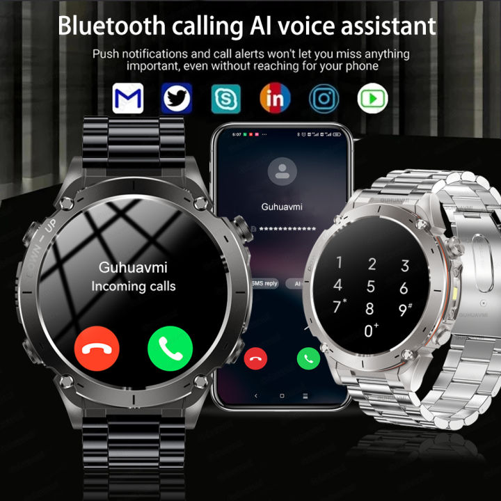 2025%20New%20genuine%20Stratos%204%20%20Smartwatch%201.43"AMOLED%20HD%20Screen%20Compass%20Barometric%20Altimeter%20Flashlight%20Voice%20Calling%20SmartWatch%20-%20Image%204
