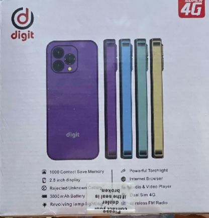 Jazz digit 4G feature phone i-pro-max 4d internet phone double sim PTA approved Yotube Facebook whatsapp using all app in the phone & wifi connected hotspot available original pics attached