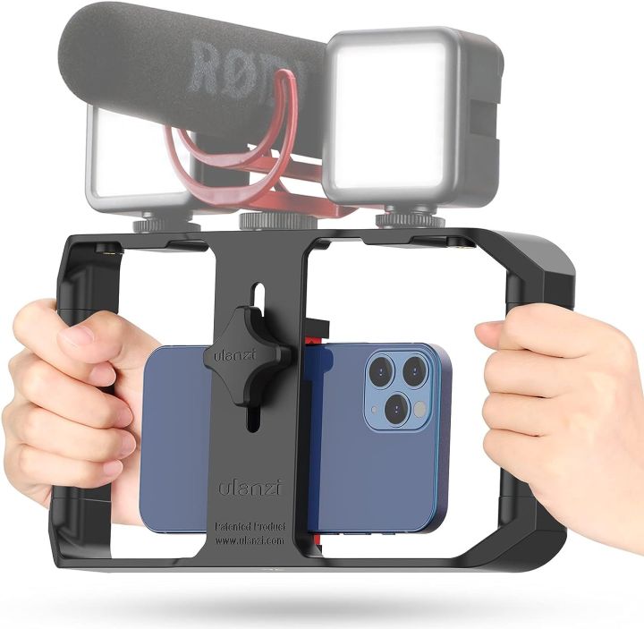 Ulanzi U-Rig Pro Smartphone Video Rig
Phone Video Stabilizer Grip Tripod Mount for.. ( Smartphone Video Rig )