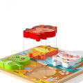 Wooden Baby Toys Montessori Toys 3D Puzzles Early Education Learning Cartoon Animal Jigsaw Puzzles Intellectual Cognitive Games. 