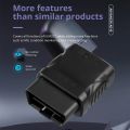 Car engine fault code reader ELM327 V2.1, OBD2 scanner, Bluetooth 4.2, car scanner, IOS/Android EOBD fault code scanner.