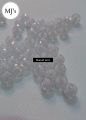 100Pcs 7mm Round Acrylic Faceted Beads For Jewelry Making DIY Bracelets Necklace Earrings Craftings Embroidery Sewing Tasbeeh Etc. 