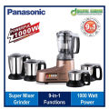 Panasonic MX-AC560 Heavy Duty 9-in-1 Super Mixer Grinder | 1000 Watt. 