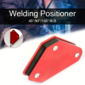 4pcs Welding Magnet Magnetic Holder 45/90/135 Degrees 9LB Arrow Clamp Magnetic Clamp For Welding Positioner Locator Tools. 