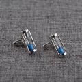 Trendy hourglass cufflinks for mens shirt cuff links jewelry Simple lawyer twins cufflinks buttons gift.