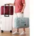 Lightweight Foldable Travel Duffel Bag: Unisex Tote Carry-On Luggage for Weekenders & Overnight Stays.