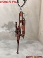 2-PC PUBG Keychain VSS + Bulit Metallic Car Gunss Keychain For PUBG Lovers. 