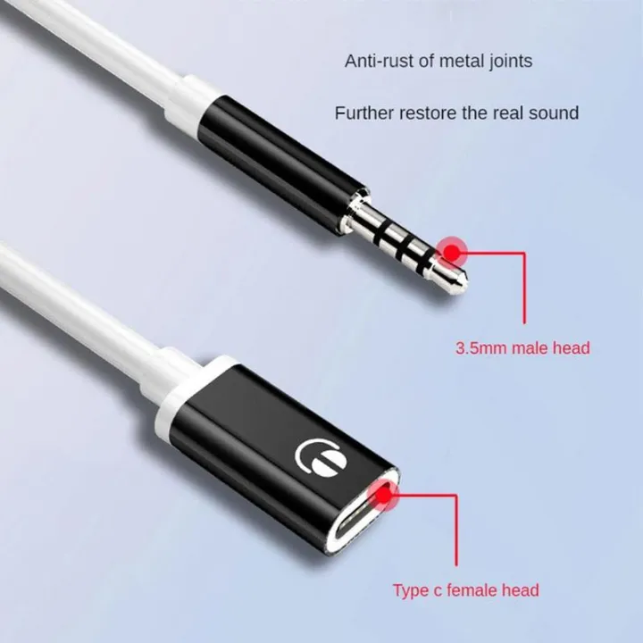 AUX%20Audio%20Cable%203.5mm%20Male%20to%20Typec%20Female%20Flat%20Head%20Earphone%20to%20Round%20Head%20Car%20Speaker%20Adapter%20Phone%20Converter%20Converter%20-%20Image%204
