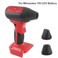 Cordless Portable Handheld Turbo Jet Fan Blowers 130000RPM Compatible For Makita/Dewalt/Milwaukee/Bosch 18-22V Battery Blower Fa. 