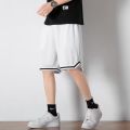 Basketball shorts for men's summer sports training in 2024, casual loose and breathable pants, American five point shorts.