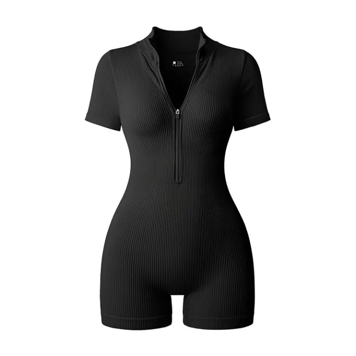 2025%20Yoga%20Jumpsuit%20Summer%20Short%20Sleeve%20Zipper%20Sports%20Wear%20Gym%20Fitness%20Sports%20Bodysuits%20Women%20Fashion%20Running%20Yoga%20Fitness%20Suit%20-%20Image%207