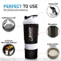 Glass protein shaker whey protein food supplement glass protein shaker auto // B-HOME -- 02 glass protein shaker whey KC-PSHK solid material glass protein maker 500 ml. 