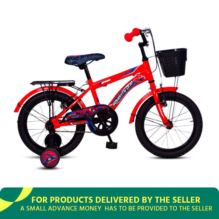16'' Baby Cycle Speed Cycle Spiderman Themed Kids Bike For Fun