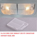 2Pcs Car Roof Doom Light Lamp Lens Cover 34402-SDA-A01 For Honda Accord Coupe LX-S LX  CR-V FIT HR-V Insight 5-Door Odyssey. 