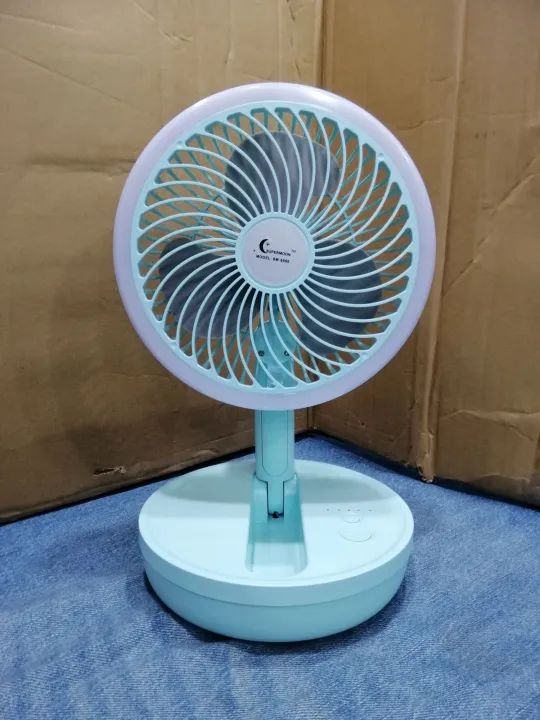 USB PORTABLE FAN Supermoon Rechargeable mini fan 7″ – Model: Sm-6660 ...