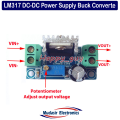 LM317 Adjustable Voltage Linear Regulator Power Supply, DC-DC Step Down Buck Converter Module 4.2-40V to 1.2-37V. 