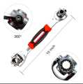 360 Degree Multipurpose Tiger Wrench 8 in 1 Tools Socket Works Universal Ratchet Spline Bolts Torx Sleeve Rotation Hand Tools. 