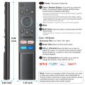Replacement for Samsung Smart TV Remote Control Universal Infrared with 4 Shortcuts Buttons. 