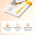 10pcs SADOER 24K Gold Vitamin C Hyaluronic Acid Face Mask Facial Moisturizing Firming Hydrating Facial Masks Skin Care Products. 