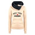 2025 Ladies Urban Fashion Warm Luxury Pullover Brooklyn Print Hoodie for Woman Fall Winter Daily Casual Sporty Hooded Sweatshirt. 