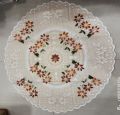 Indian Vflower 40 inch round table cover. 