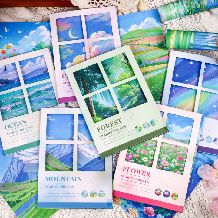 20pcs Stars， Oceans， Forests, Mountains, Clouds, Flowers View Materials ...